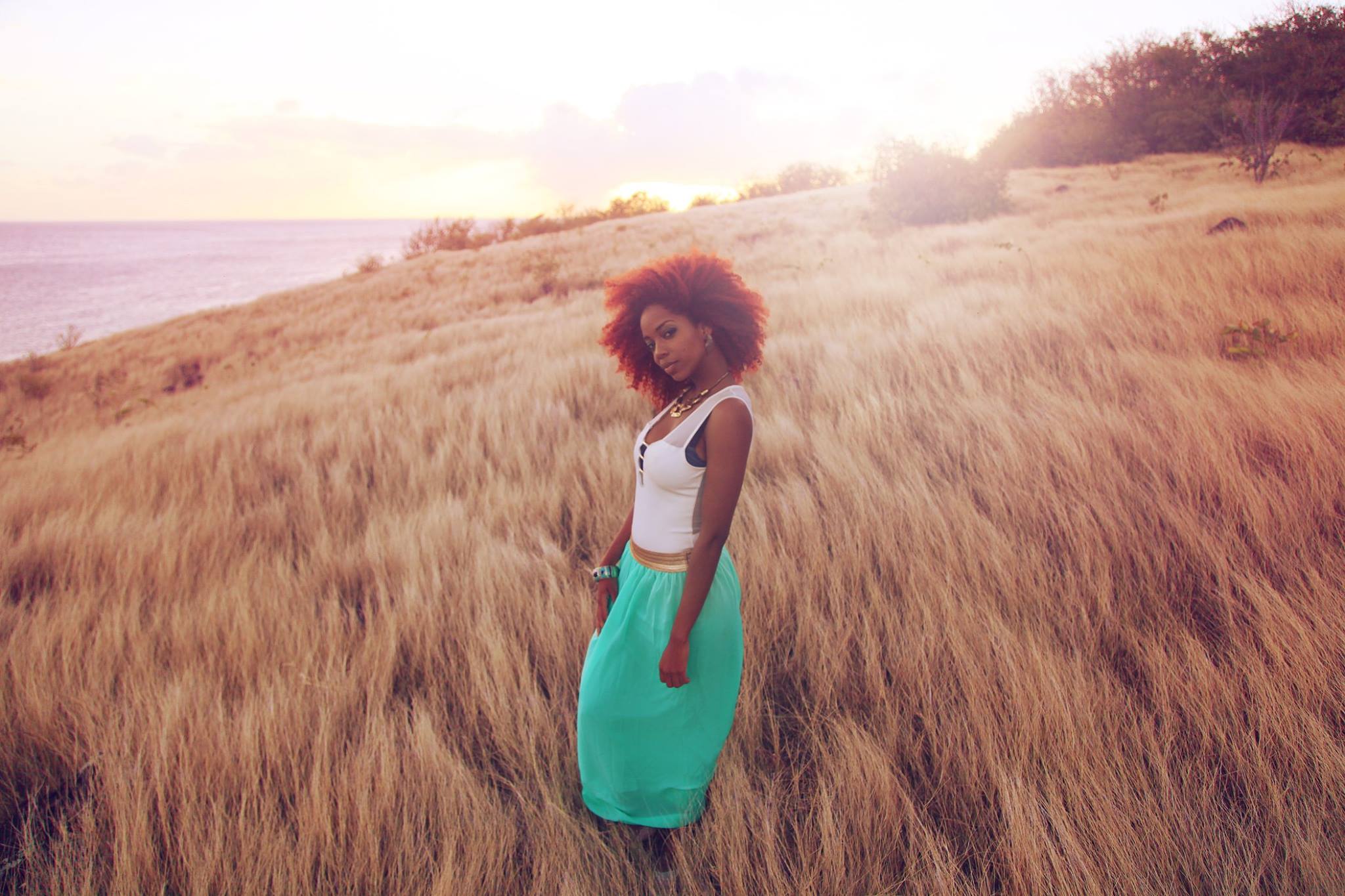 Lauraline en shooting