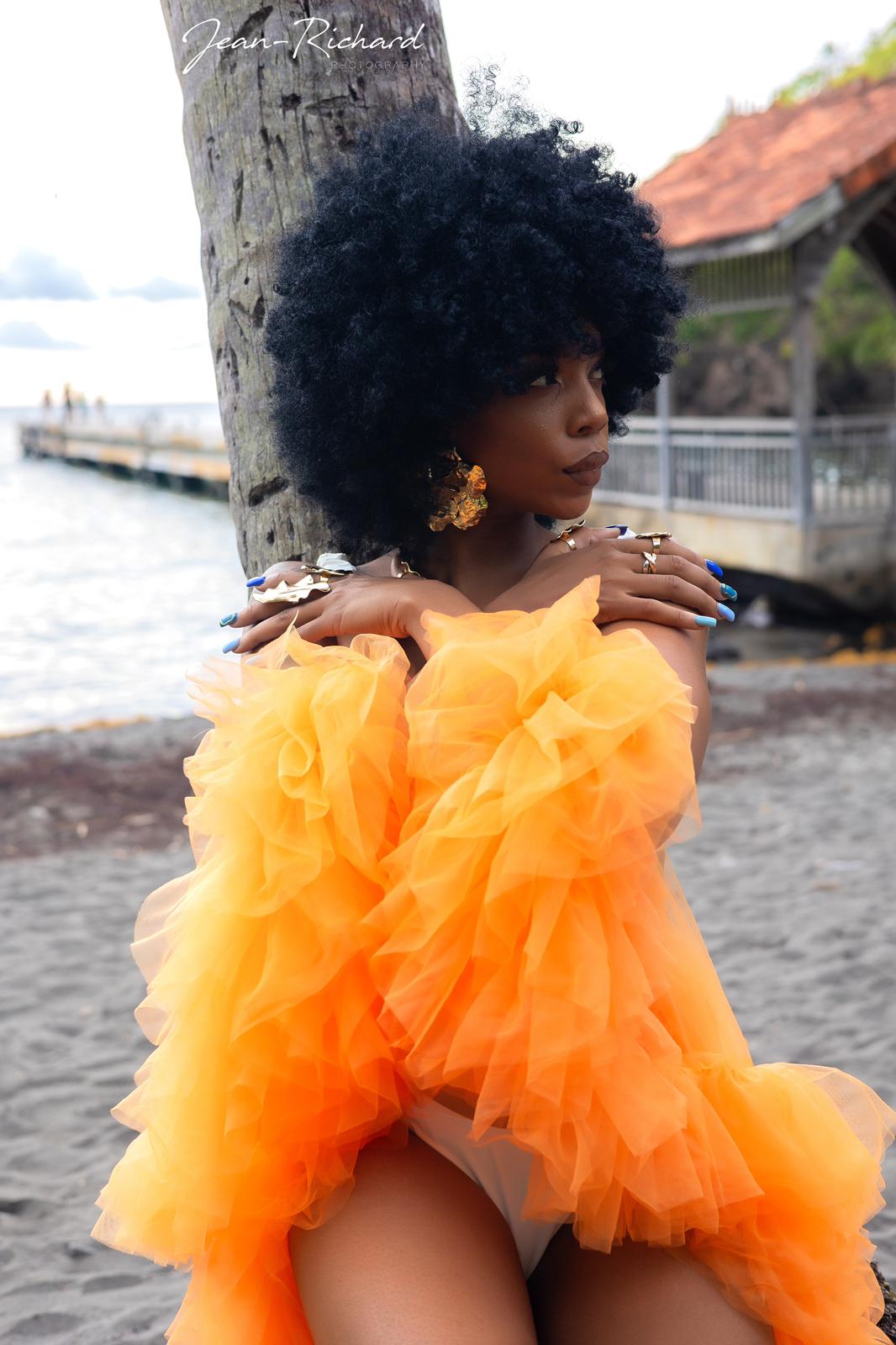 Lauraline en shooting