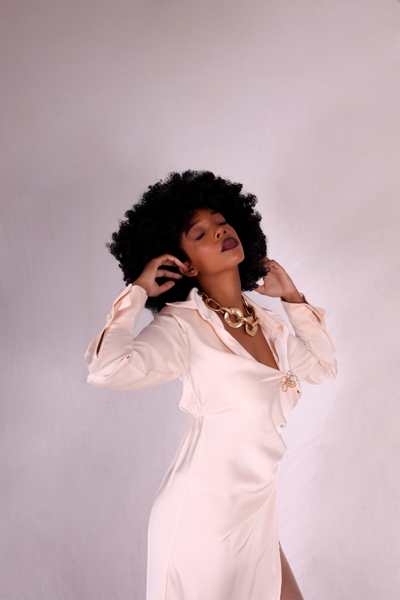 Lauraline en shooting